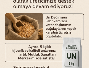 İslahiye Belediyesi’nden Üreticiye Destek