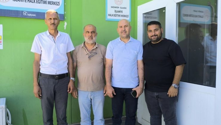 Eğitim-Bir-Sen İslahiye İlçe Başkanına ve Genç Memur-Sen Eski Başkanına Ziyaret