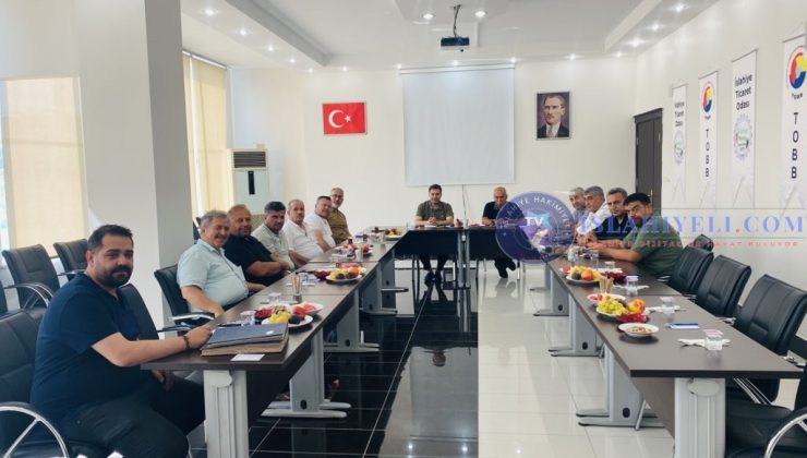 İslahiye Ticaret Odası Temmuz Ayı Olağan Meclis ve Yönetim Kurulu Toplantısı Gerçekleştirildi