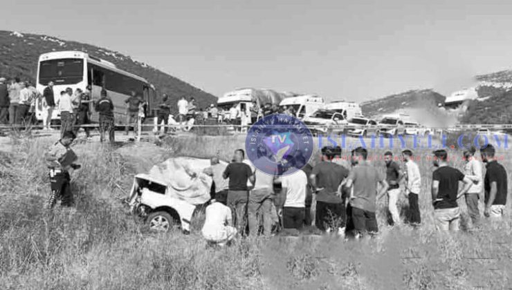 Gaziantep Nurdağı Yolunda Feci Kaza 1 Ölü, 3 Yaralı