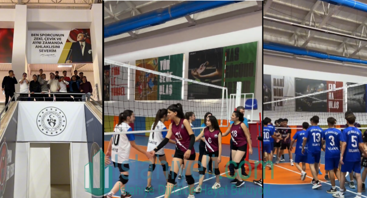 İslahiye’de Liseler Arası Voleybol Turnuvası Heyecanı