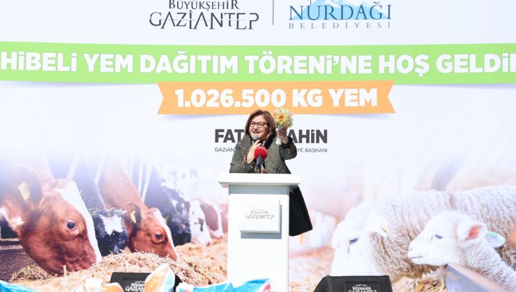 Nurdağı ve İslahiye’de Üreticilere 1 Milyon Kilogramı Aşkın Yem Desteği