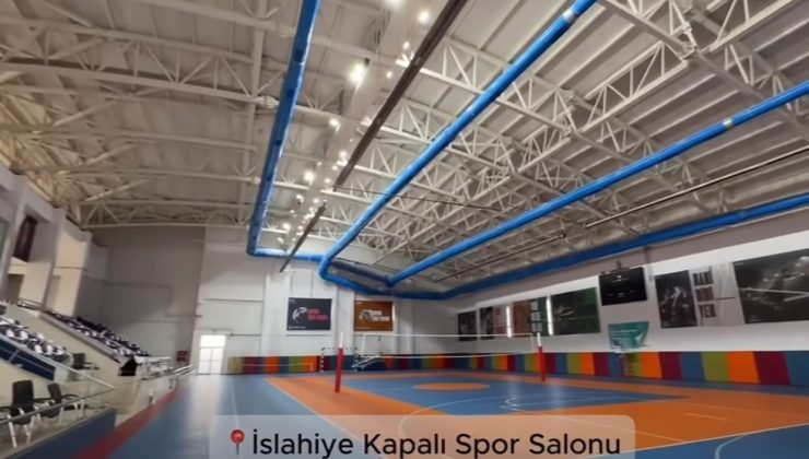 Gaziantep Valiliği Duyurdu. İslahiye Spor Salonu Hizmete Açıldı