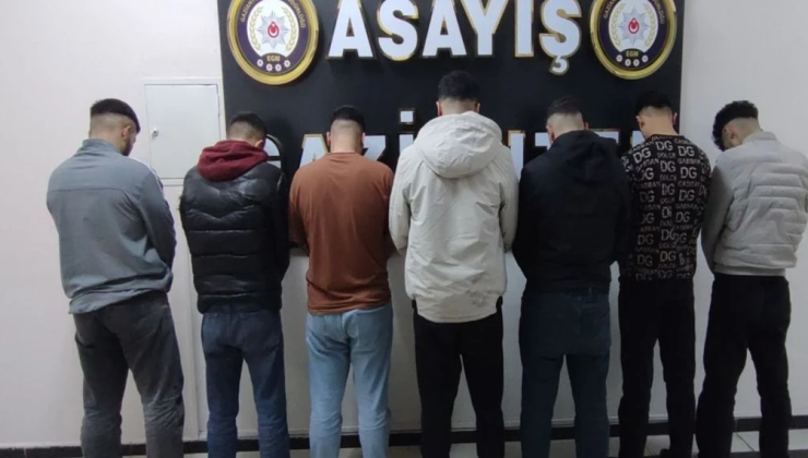 Gaziantep’te Silahlı Saldırıya Karışan 7 Şüpheli Tutuklandı