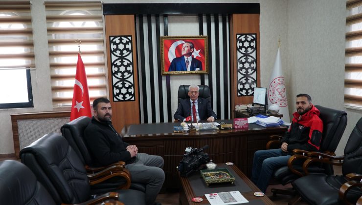 İslahiye Göz TV’den İlçe Milli Eğitim Müdürü Mustafa Çetin’e Ziyaret