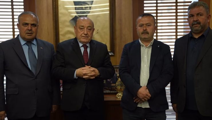 İslahiye’de Esnaf Odası Başkanlarından Ünal Akdoğan’a Ziyaret