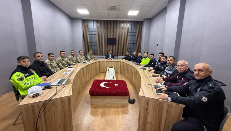 İslahiye’de 2026 Yılı İlk Çeyrek Asayiş ve Güvenlik Toplantısı Gerçekleştirildi