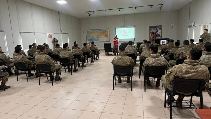 İslahiye’de Mehmetçiğe “Sağlık ve Stres Yönetimi” Eğitimi