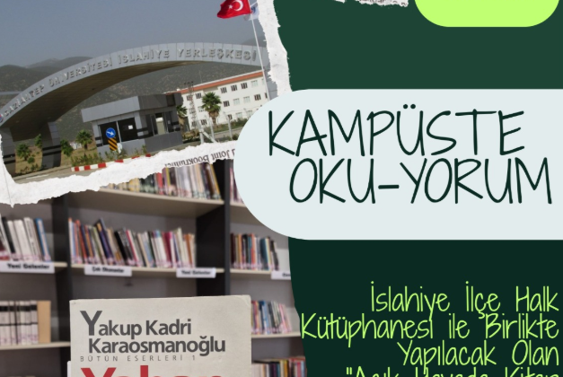 İslahiye’de Öğrencilere Açık Hava Kitap Okuma Etkinliği