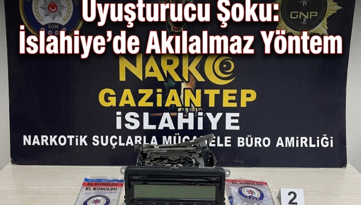 İslahiye’de Kargodan Çıkan Radyo Polisi Harekete Geçirdi İçinden Sentetik Ecza Fışkırdı