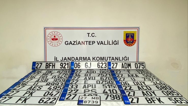Gaziantep’te Sahte Plaka Operasyonu: 2 Şüpheliye İşlem
