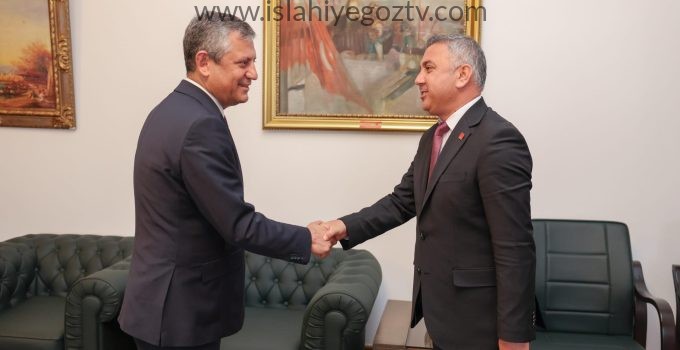 CHP Nurdağı İlçe Başkanı Fatih Dinç, Özgür Özel ile Görüştü