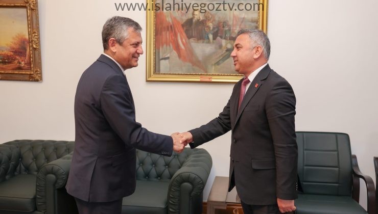 CHP Nurdağı İlçe Başkanı Fatih Dinç, Özgür Özel ile Görüştü