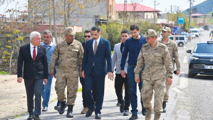 Kaymakam Soylu Boğaziçi-İslahiye Bölgesinde İncelemelerde Bulundu