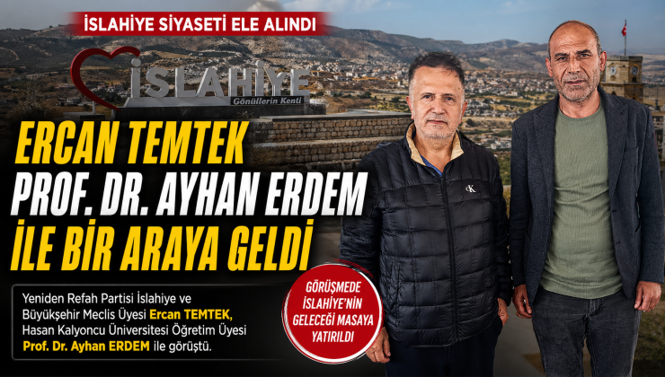 Ercan Temtek ile Prof. Dr. Ayhan Erdem Bir Araya Geldi