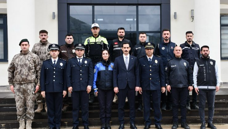 İslahiye Emniyet Teşkilatın’dan Kaymakam Mehmet Soylu’ya Anlamlı Ziyaret