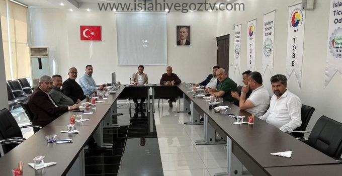 İslahiye Ticaret Odası Nisan Ayı Toplantısı Gerçekleştirildi