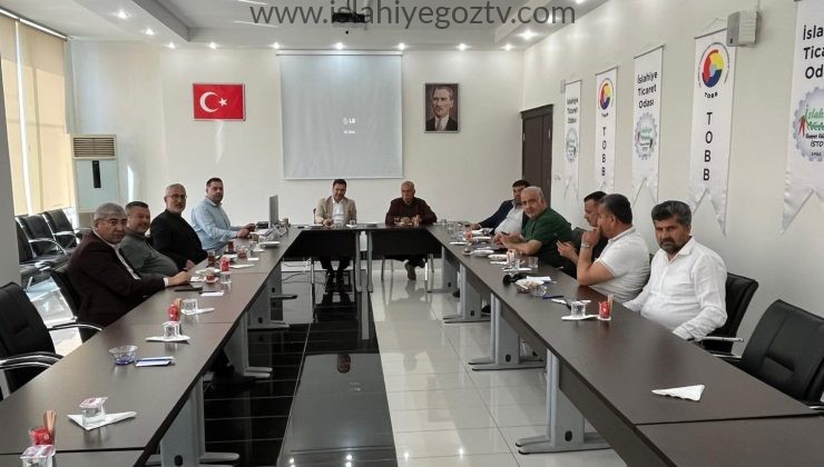 İslahiye Ticaret Odası Nisan Ayı Toplantısı Gerçekleştirildi