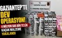 Gaziantep’te Dev Operasyon! 4 Milyon 585 Bin TL’lik Kaçak Malzeme Yakalandı