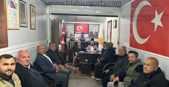 AK Parti İslahiye Teşkilatı Haftalık Toplantısını Gerçekleştirdi