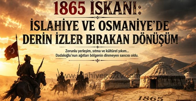 1865 İskanı: İslahiye ve Osmaniye’de Derin İzler Bırakan Dönüşüm