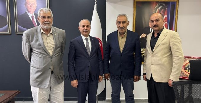MHP İslahiyeli Partililerden Mehmet Sait Kılıç’a Hayırlı Olsun Ziyareti