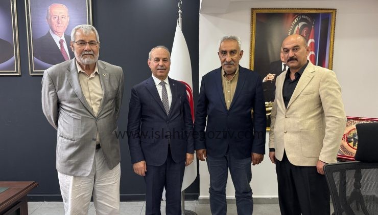 MHP İslahiyeli Partililerden Mehmet Sait Kılıç’a Hayırlı Olsun Ziyareti