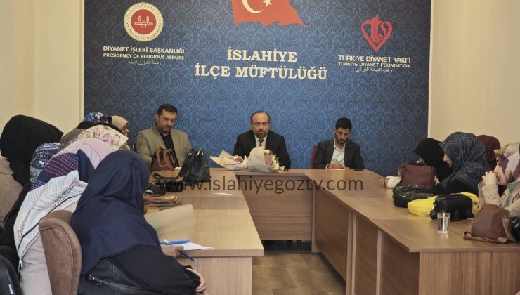 İslahiye İlçe Müftülüğü’nde Mayıs Ayı Mutat Personel Toplantısı Yapıldı