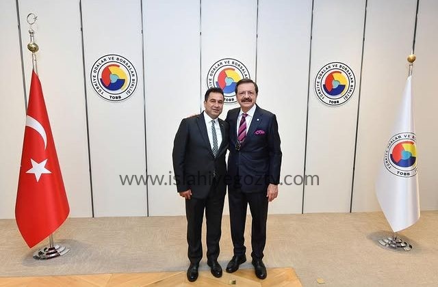 İslahiye Ticaret Odası’ndan TOBB Başkanı Hisarcıklıoğlu’na Tebrik Mesajı