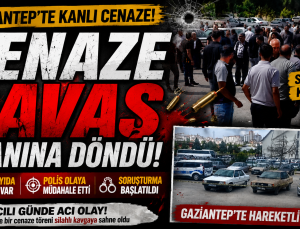 Gaziantep’te Cenazede Silahlı Kavga 5 Şüpheli Gözaltında