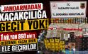 Jandarmadan Kaçakçılığa Geçit Yok 1 Milyon 860 Bin TL Değerinde Kaçak Ürün Ele Geçirildi