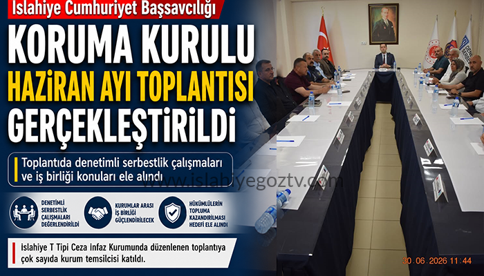 Cumhuriyet Başsavcısı Nurullah Şahin Başkanlığında Koruma Kurulu Toplandı