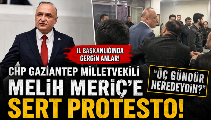 CHP Gaziantep Milletvekili Melih Meriç’e İl Başkanlığında Beklenmedik Protesto
