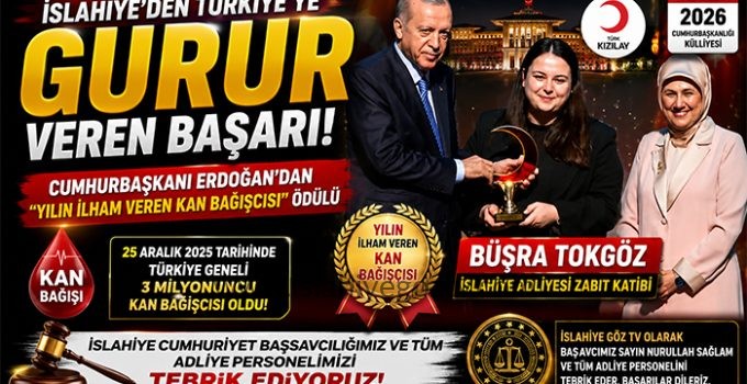 İslahiye’den Türkiye’ye Gurur Veren Başarı