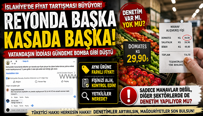 Reyonda Başka, Kasada Başka Fiyat İddiası Vatandaşın Tepkisine Neden Oldu!