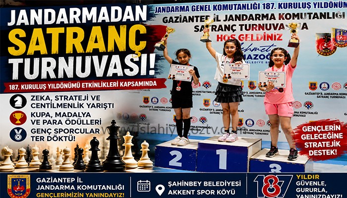 JANDARMADAN SATRANÇ TURNUVASI: ZEKÂ VE STRATEJİ AKKENT’TE BULUŞTU