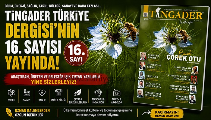 TİNGADER Türkiye Dergisi 16. Sayısı İle Yayında