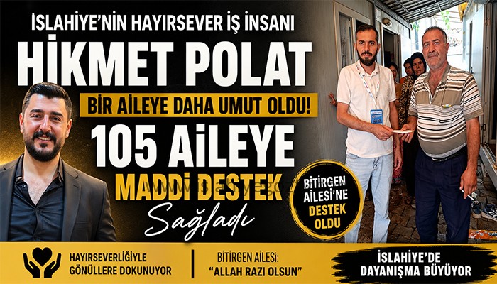 Hayırsever İş İnsanı Hikmet Polat’tan Bir Aileye Daha Umut Eli