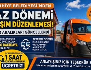 İslahiye Belediyesi’nden Toplu Taşıma Seferlerinde Yaz Dönemi Düzenlemesi