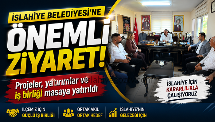 İslahiye Belediyesi’nde Proje ve Hizmet Değerlendirme Toplantısı