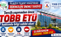 İslahiye Ticaret Odası’ndan Üniversite Tercihi Yapacak Öğrencilere TOBB ETÜ Tavsiyesi