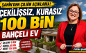 Şahin’den Yeni Müjde: Hedef Çekilişsiz, Kurasız 100 Bin Bahçeli Ev