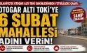 İslahiye Otogar Altı TOKİ Sakinlerinden Yetkililere Çağrı 6 Şubat Mahallesi Adının Verilmesini İstiyoruz