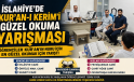 İslahiye’de Kur’an-ı Kerim’i Güzel Okuma Yarışması Düzenlendi