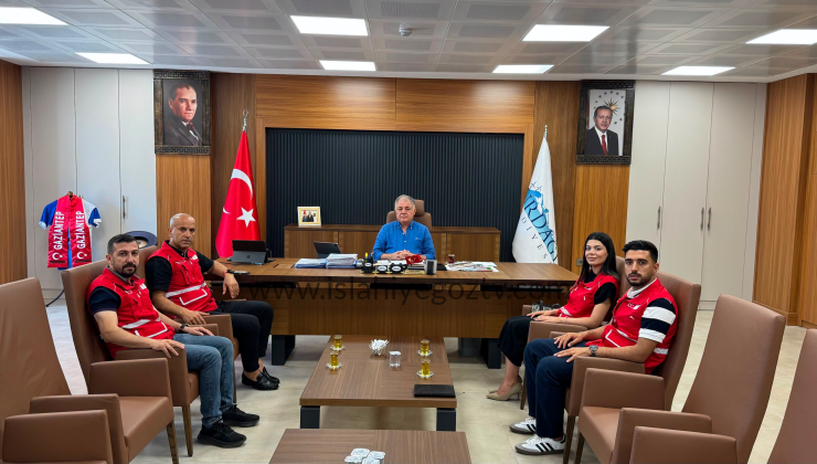 Nurdağı Belediye Başkanı Yıldırır, Türk Kızılay İslahiye-Nurdağı Yönetimini Ağırladı