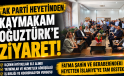 FATMA ŞAHİN VE AK PARTİ HEYETİNDEN KAYMAKAM OĞUZTÜRK’E ZİYARET