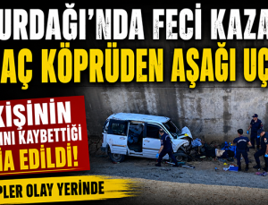 Nurdağı’nda Araç Köprüden Aşağı Uçtu: 2 Kişinin Hayatını Kaybettiği İddia Edildi