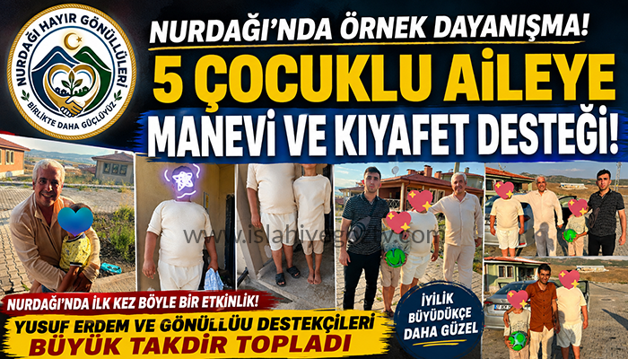 Nurdağı Hayır Gönüllüleri’nden Örnek Dayanışma