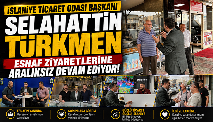 Selahattin Türkmen Esnaf Ziyaretlerine Aralıksız Devam Ediyor