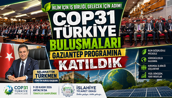 COP31 Türkiye Buluşmaları Gaziantep’te Gerçekleştirildi